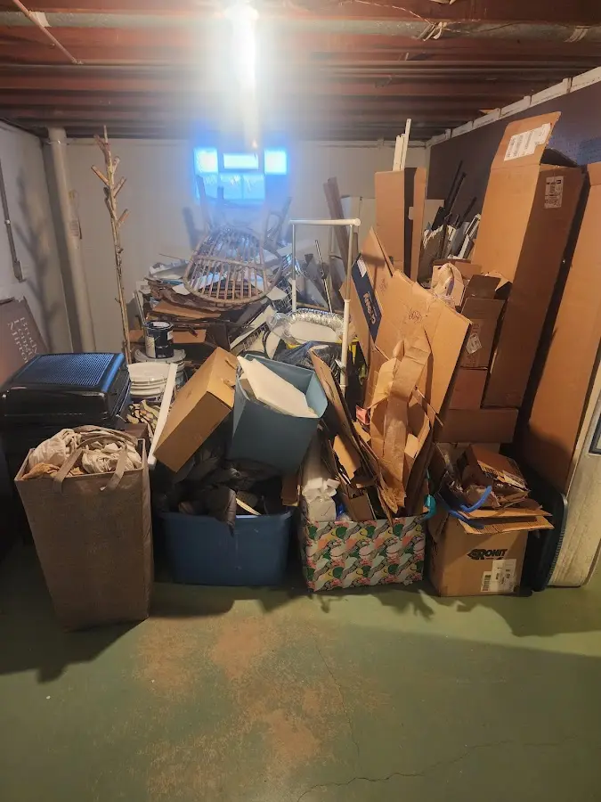 Roll-off dumpster container at job site for Construction Dumpster Rental in Broken Arrow